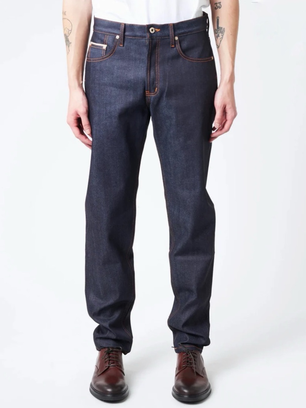 Naked & Famous Easy Guy Relaxed Tapered Jeans